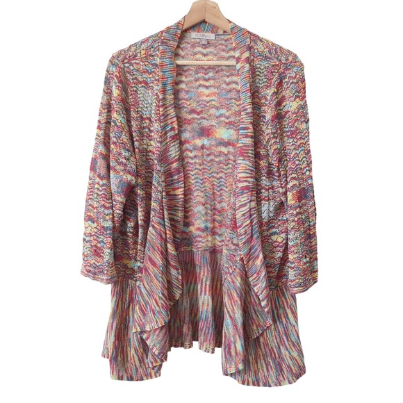 Roz &amp; Ali | Sweaters | Roz Ali Womens Open Cardigan Sweater Top 3x ...